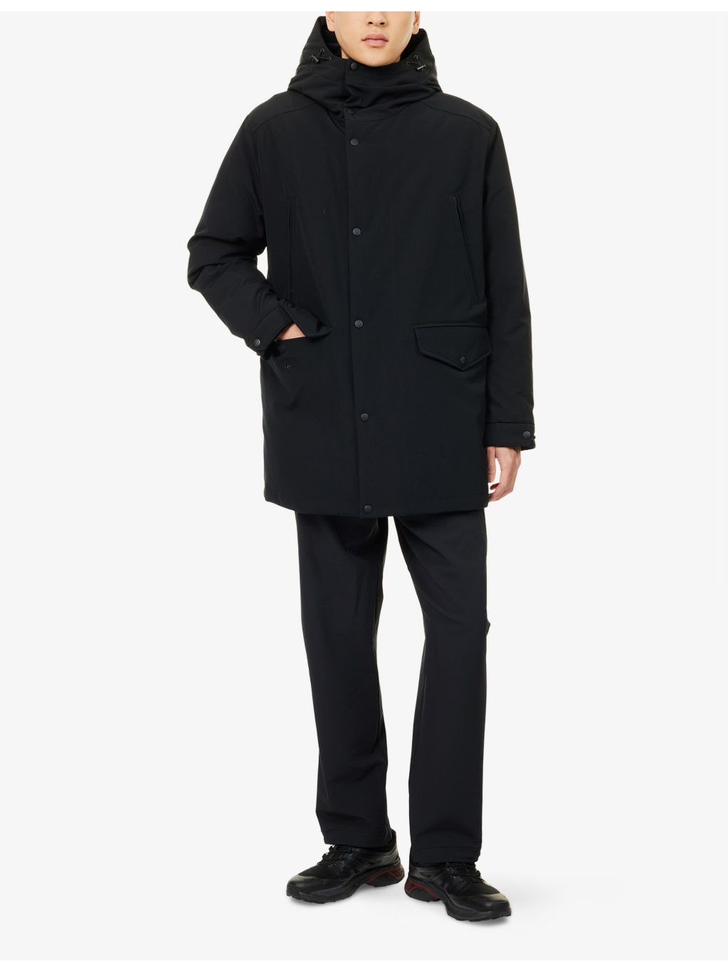Livradois Logo-Patch Down Parka Jacket - 2