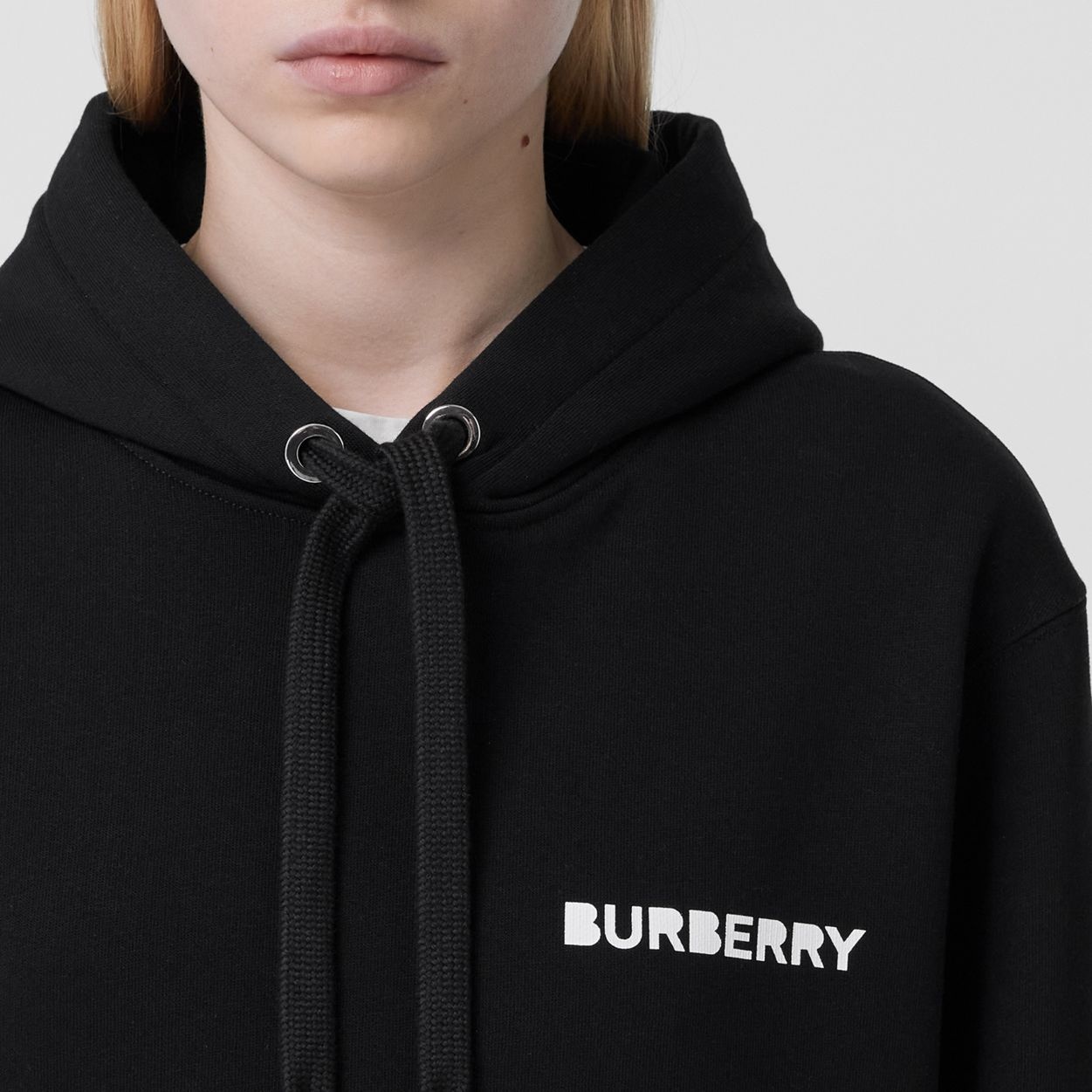 Logo Print Cotton Oversized Hoodie - Exclusive Capsule Collection - 3