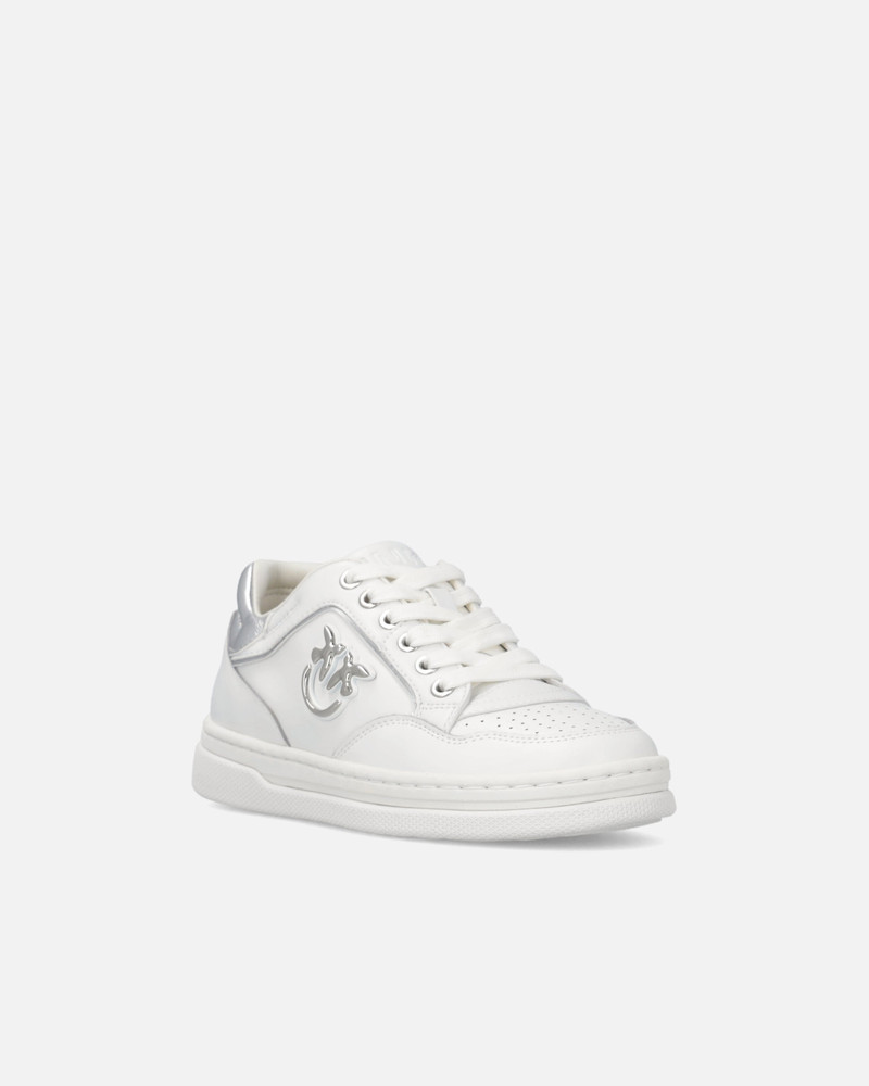 LEATHER SNEAKERS WITH LOVE BIRDS LOGO 2