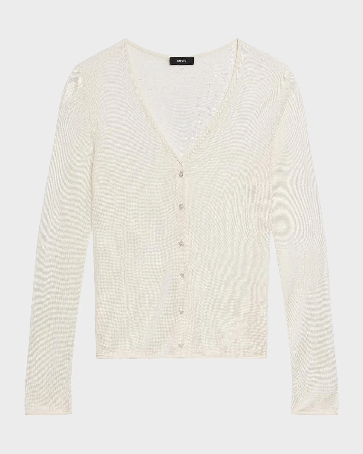 Jersey Edge Sheer Cardigan - 1