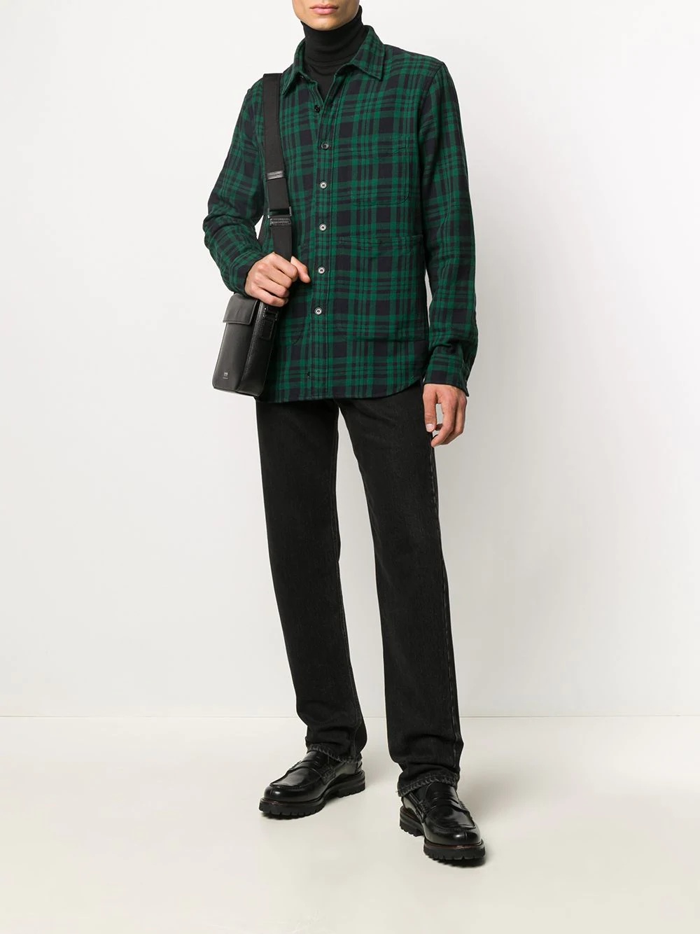 long-sleeve check shirt - 2