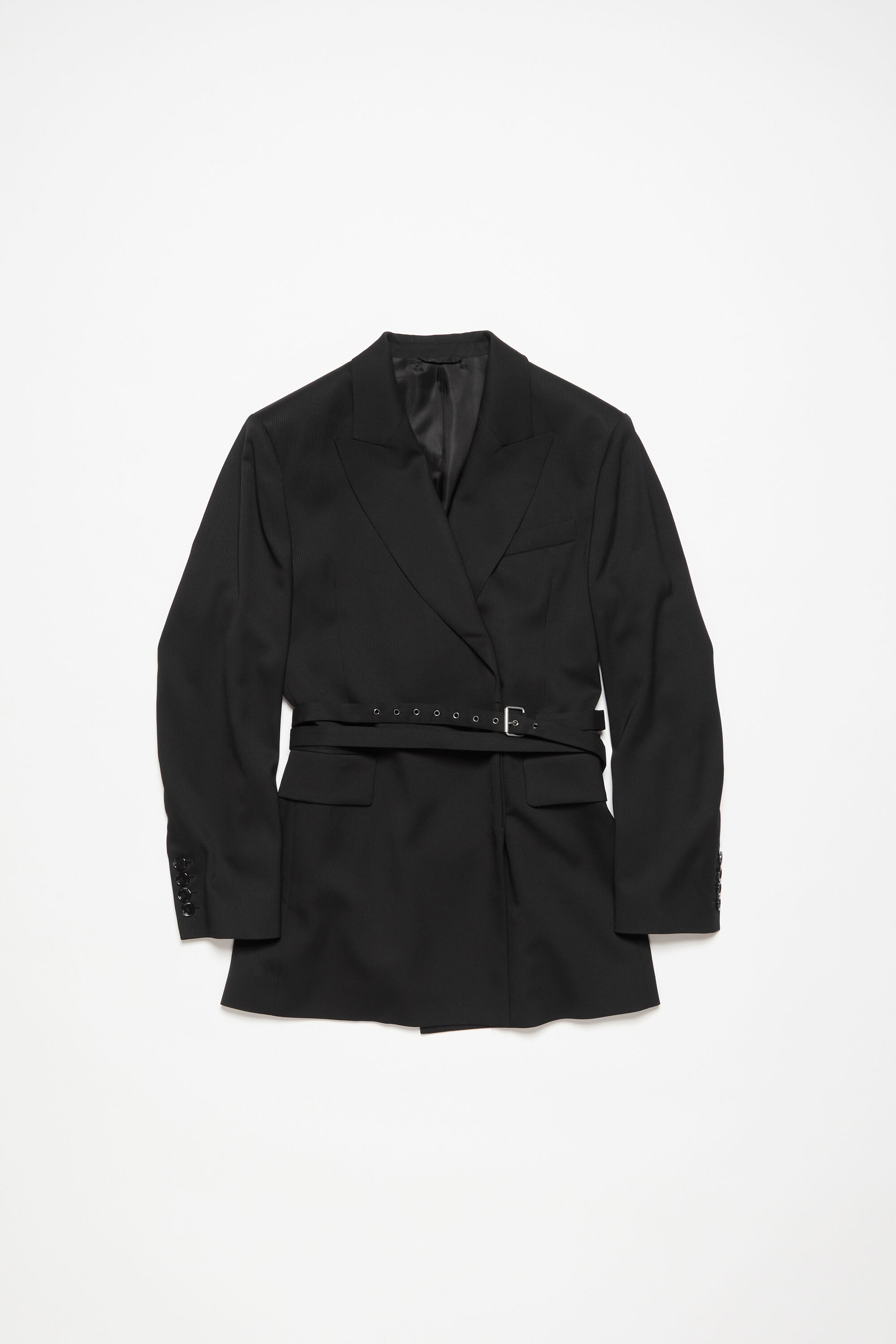 Relaxed fit suit jacket - Black - 7