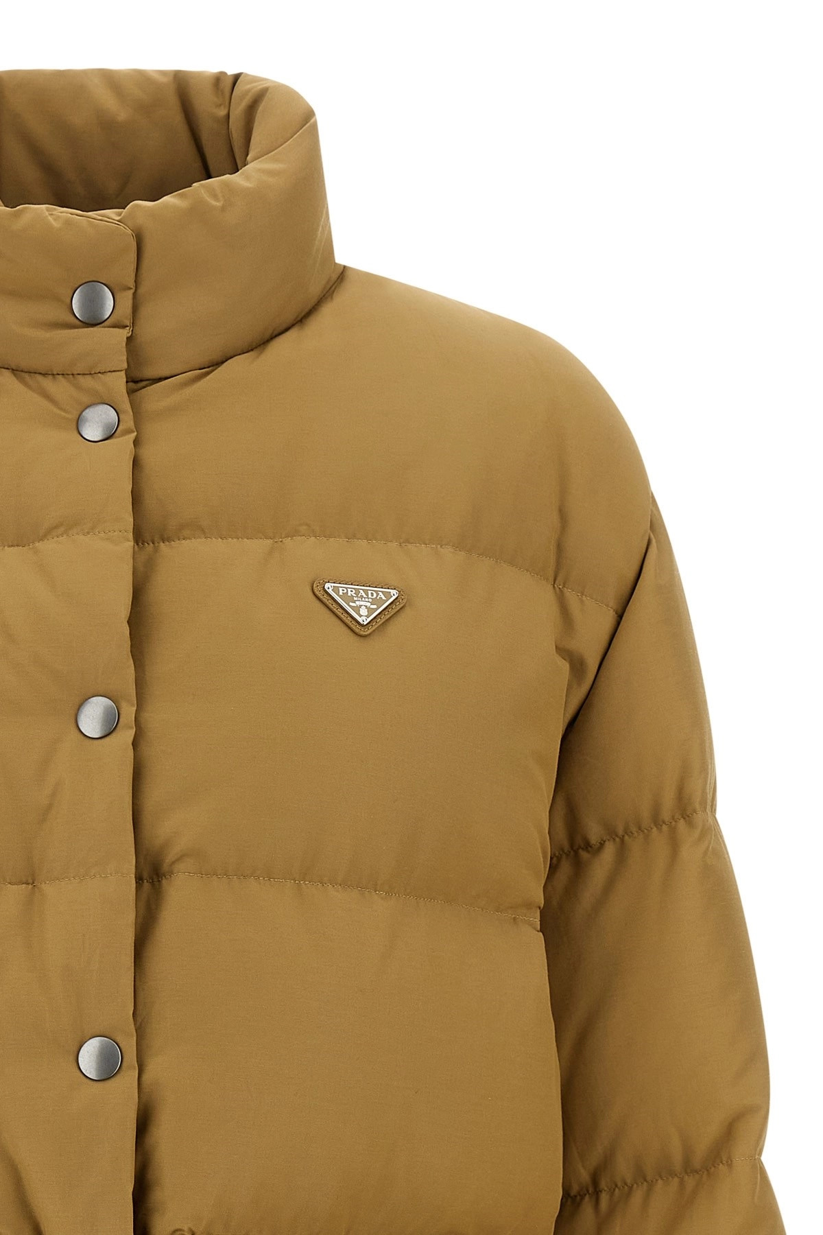 Triangle logo down jacket - 3