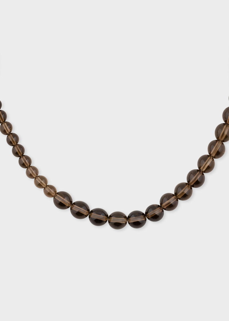 Men's Smoky Quartz & Gold Vermeil Necklace by Completedworks 1