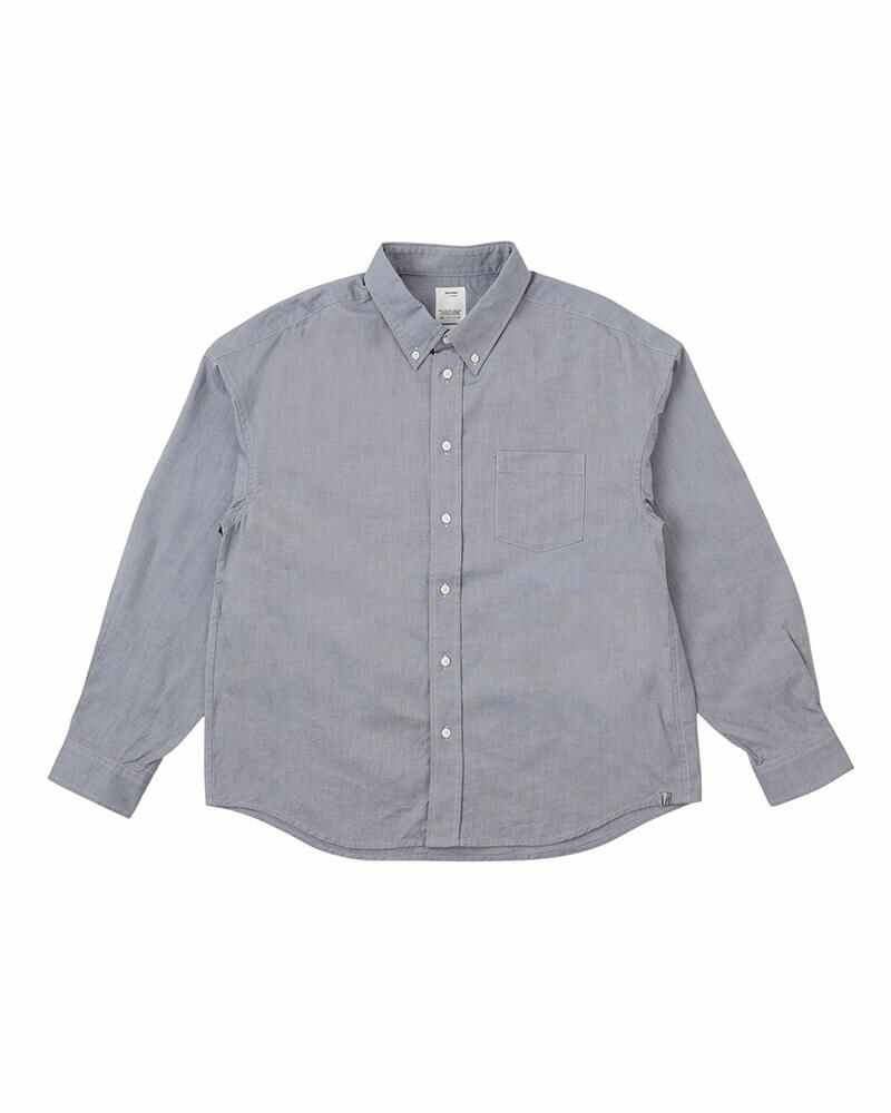 B.D. SHIRT L/S OX BLUE - 1