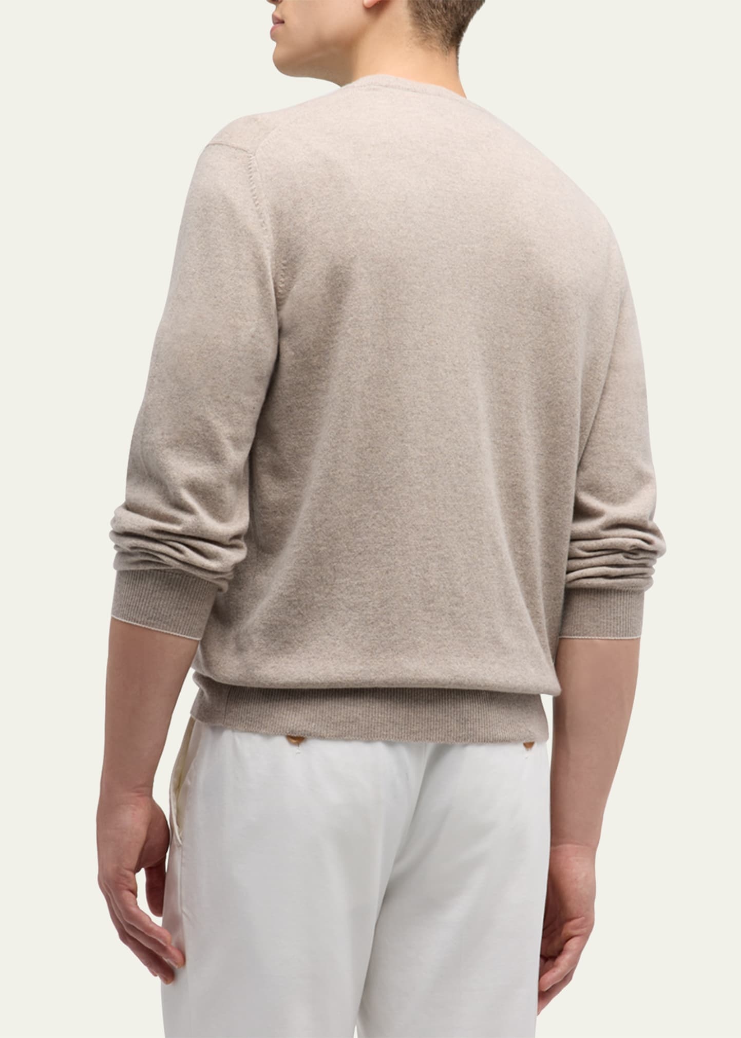 Men's Cashmere V-Neck Sweater - 3