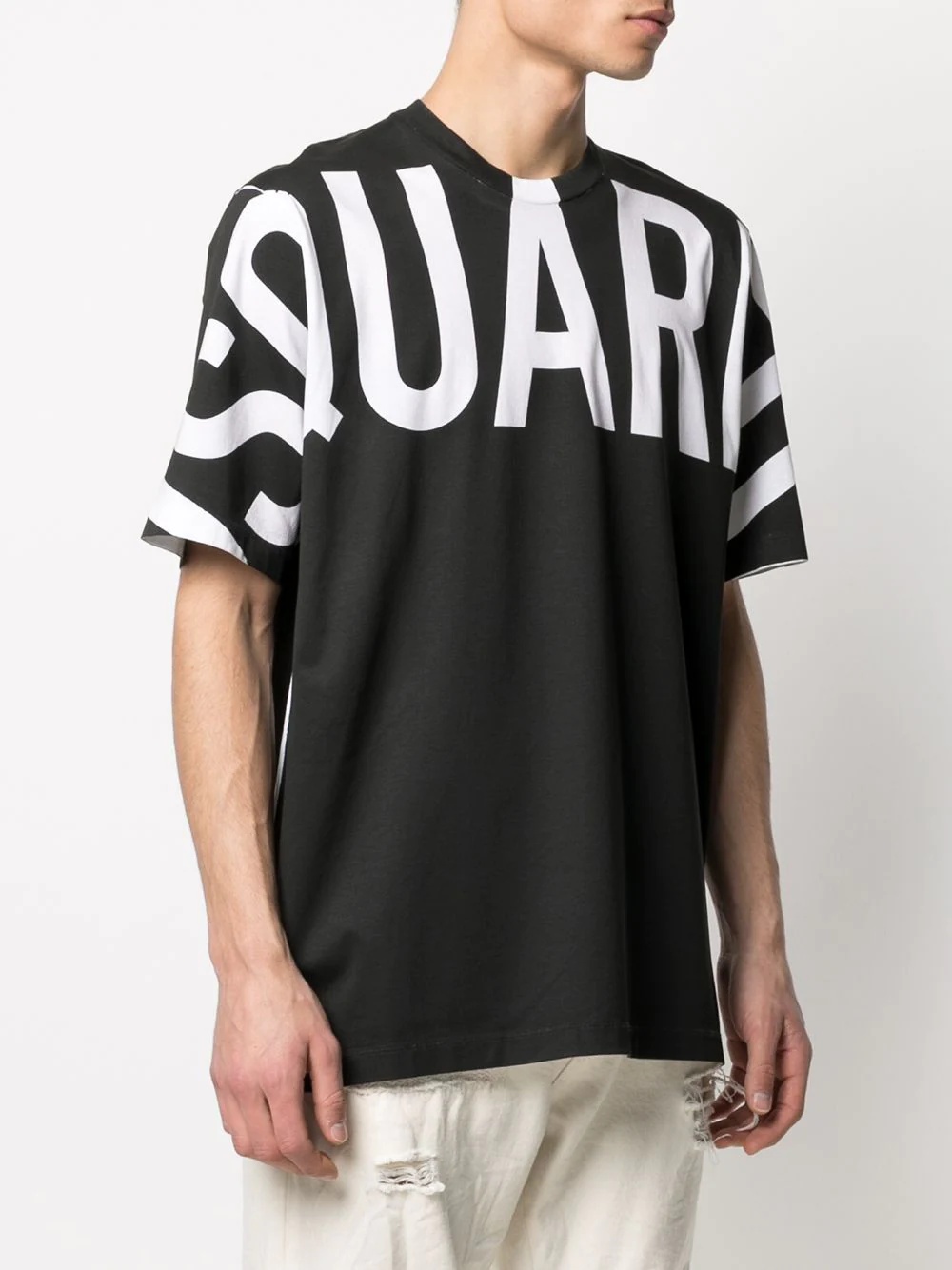 oversized logo-print T-shirt - 3