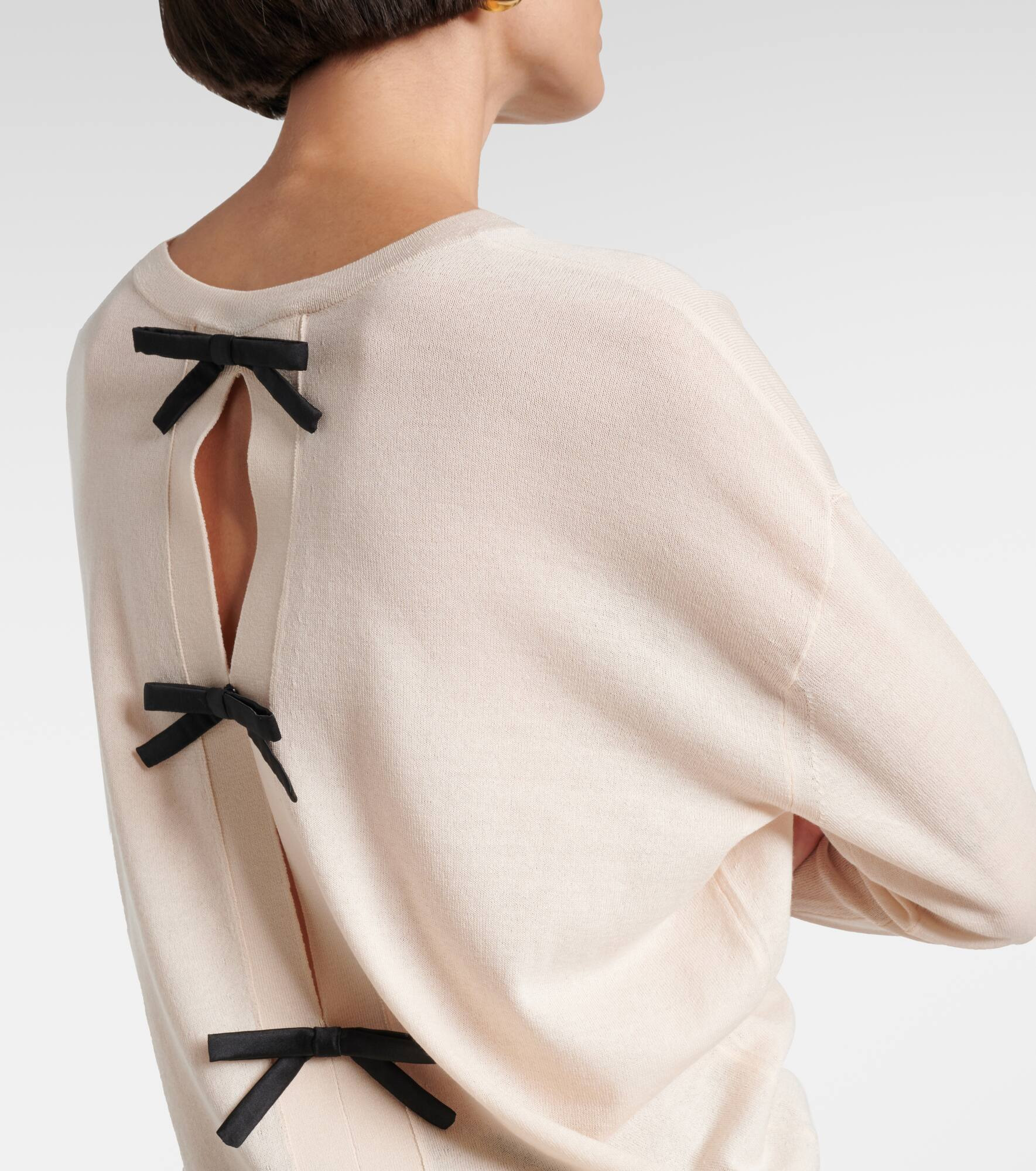 Refined Essentials wool and cotton sweater - 6