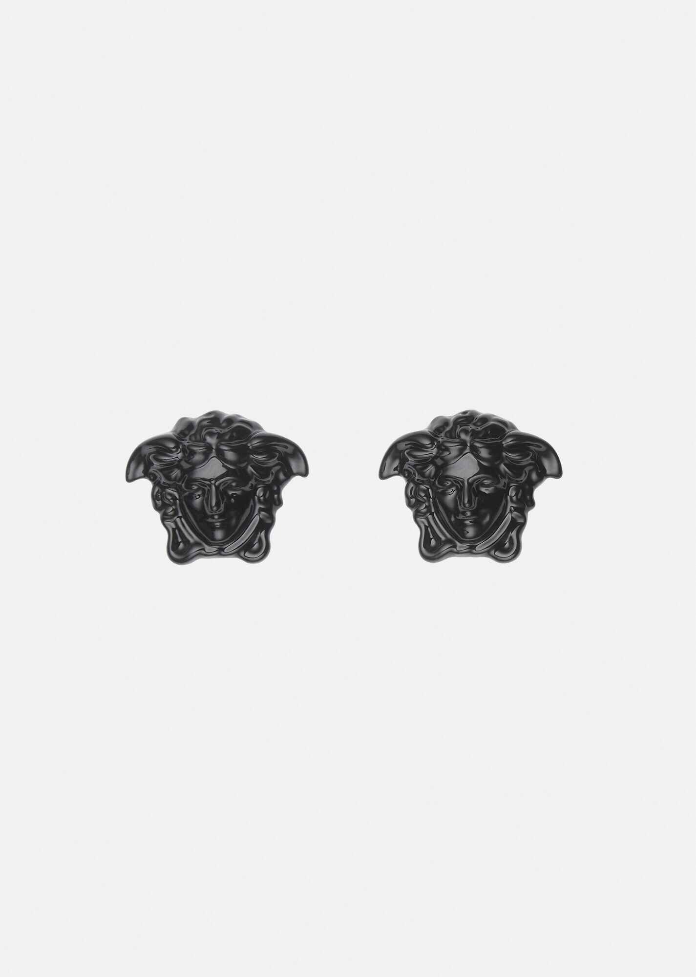 La Medusa Lacquered Stud Earrings - 1