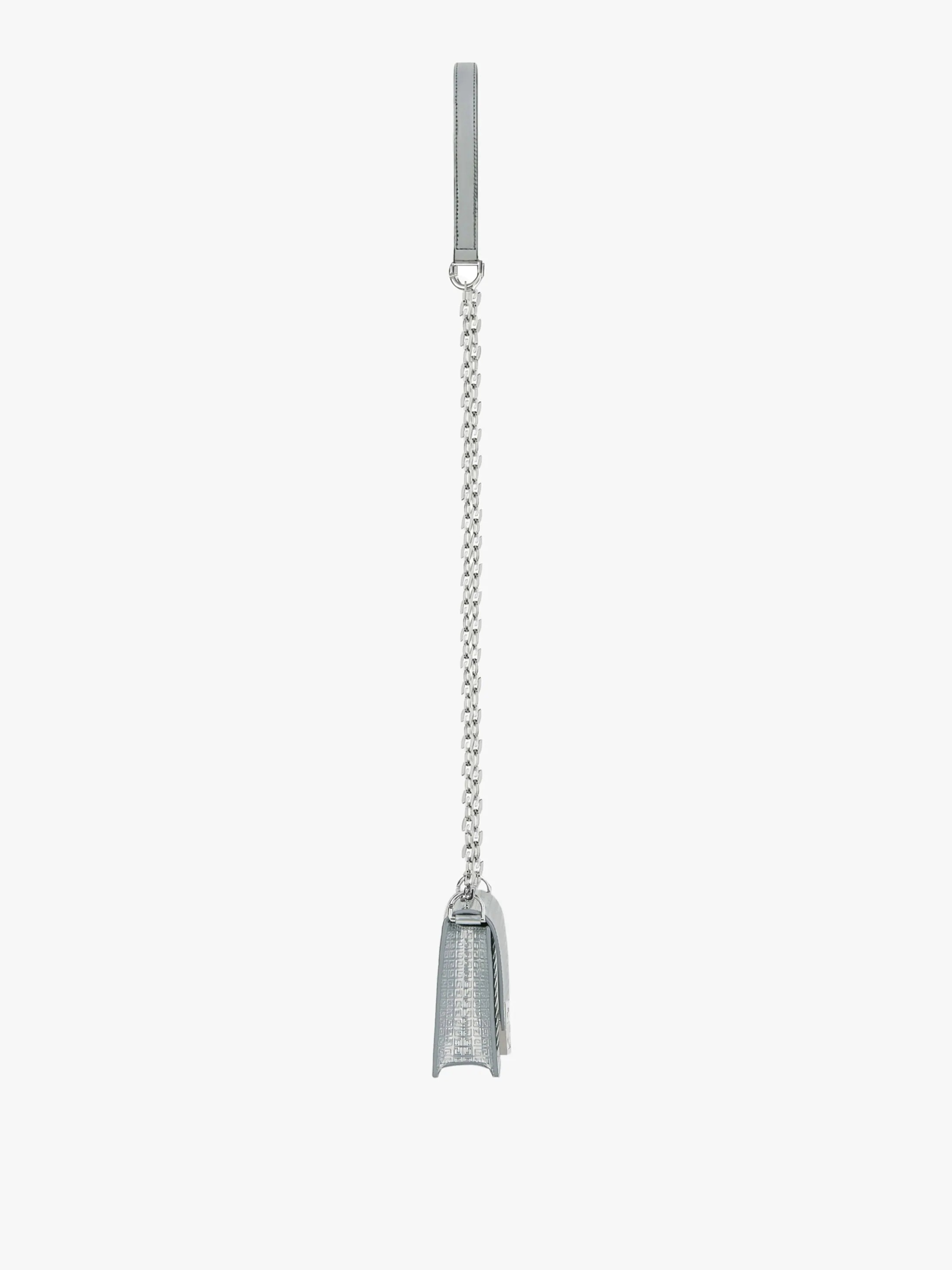 SMALL 4G BAG IN 4G METALLIZED LEATHER WITH CHAIN - 3