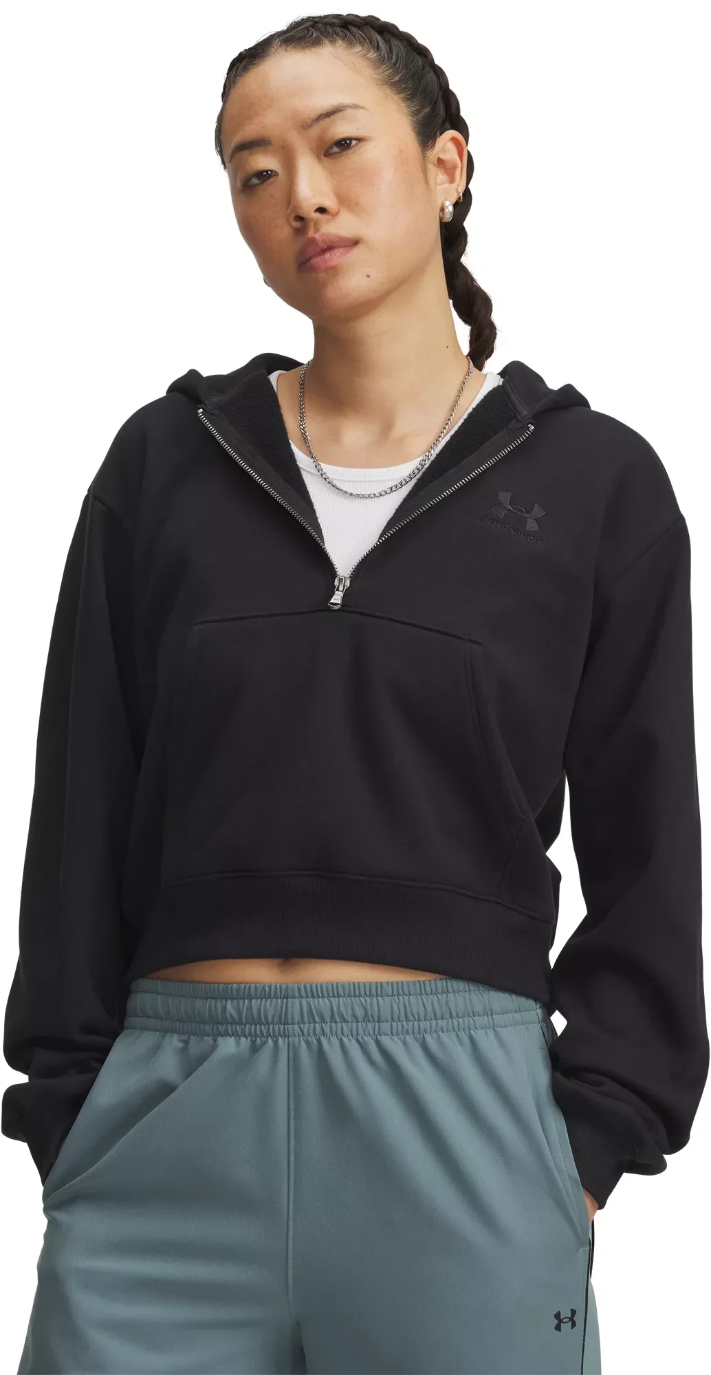 Under Armour Women's Icon Vida Fleece 1/2 Zip - 1
