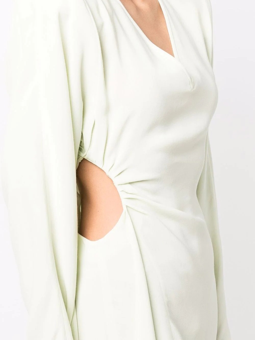 cut-out long-sleeve dress - 5