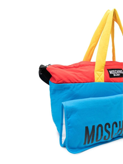 Moschino tote-style baby changing bag outlook