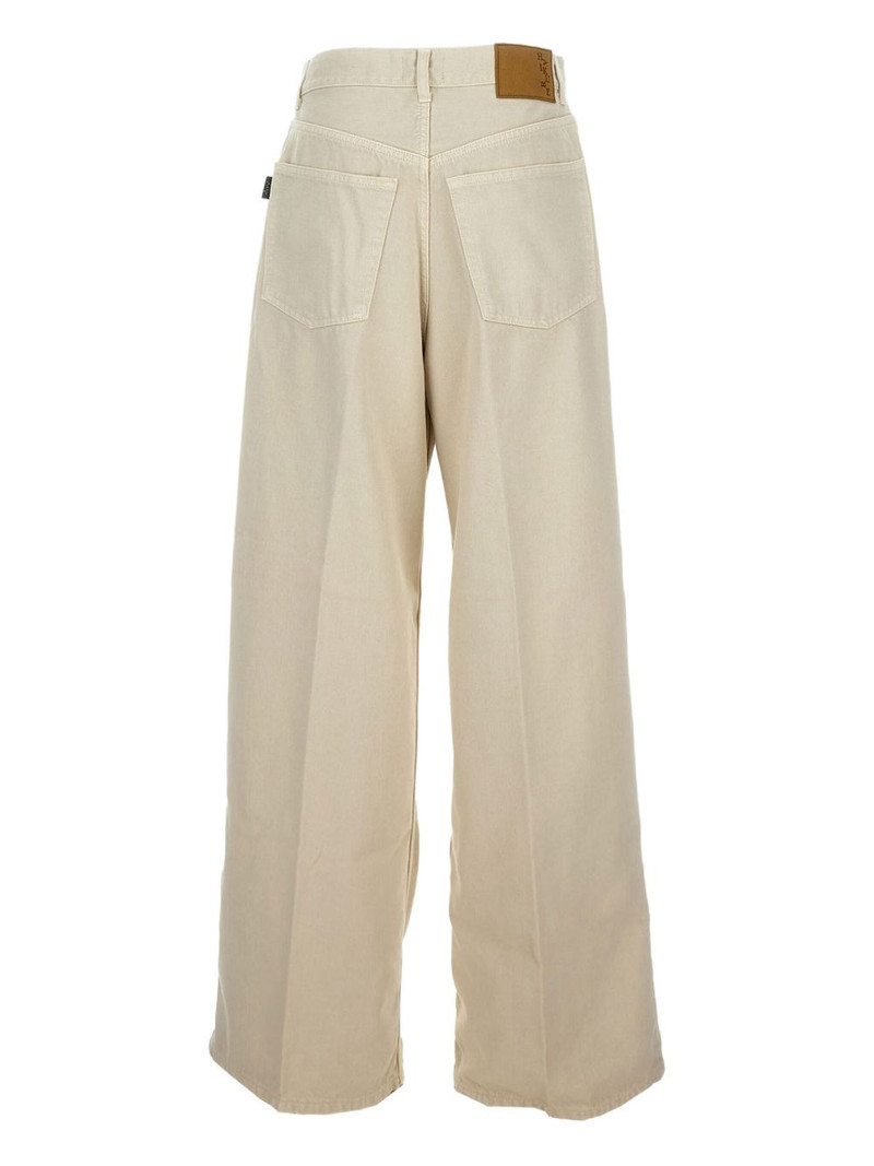 HAIKURE pleated wide-leg jeans outlook