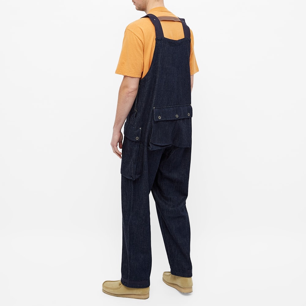 Nigel Cabourn Denim Naval Dungaree - 5