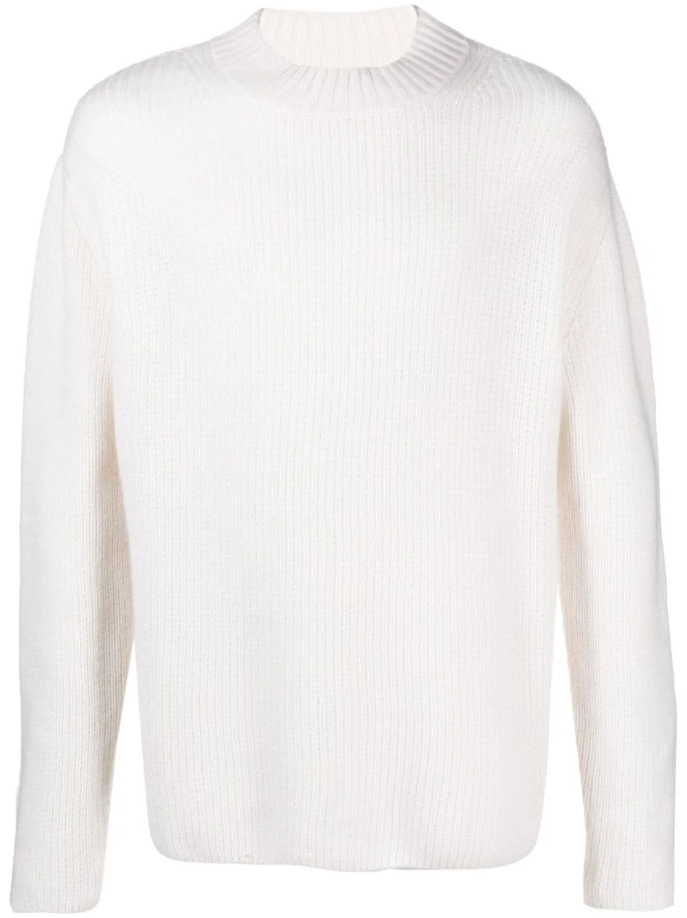 ribbed organic cashmere jumper - 1