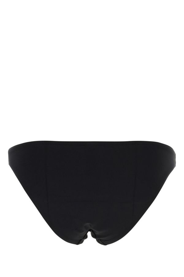 Black stretch nylon bikini bottom - 2