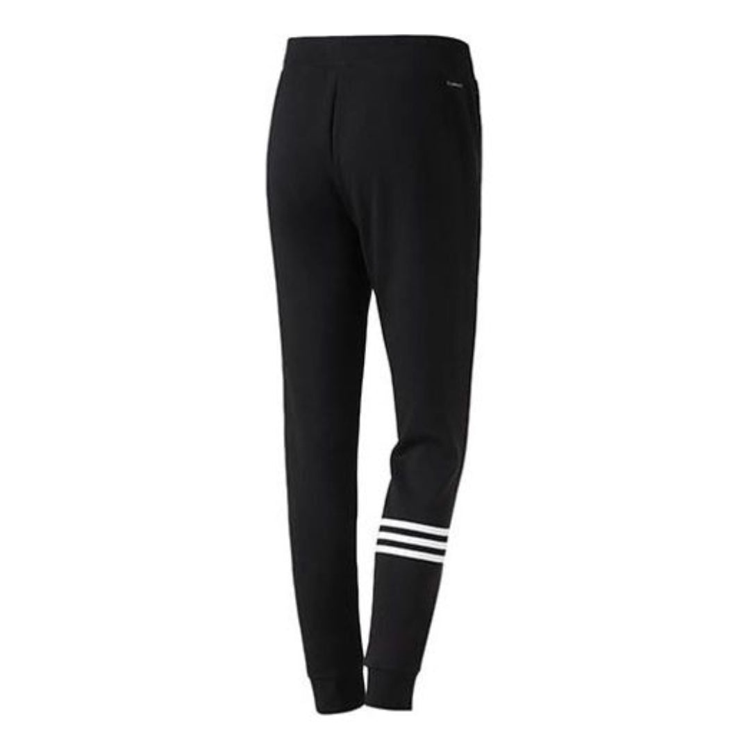 (WMNS) adidas Essentials Motion Pack Pants Asia Sizing 'Black White' DT7282 - 2