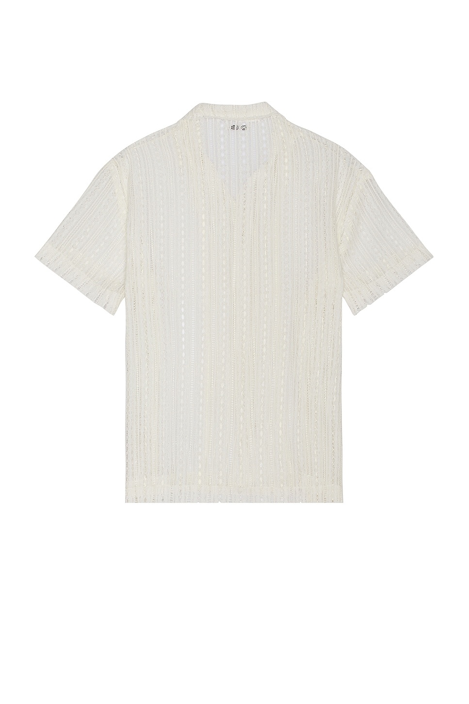 Meandering Lace Short Sleeve Shirt - 2