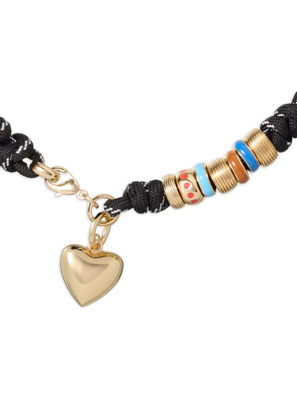 Happy Cord heart necklace - 2