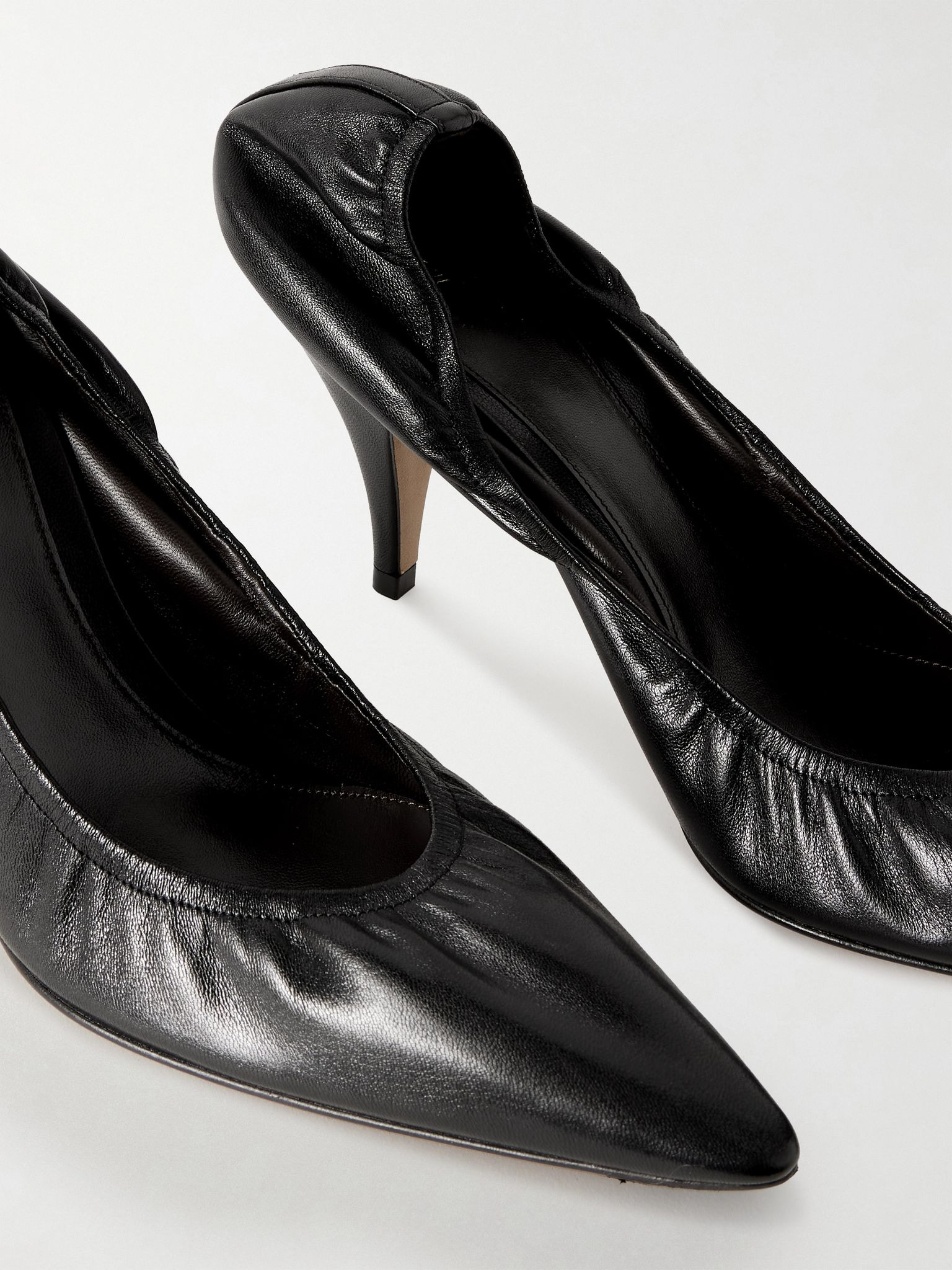 Liisa leather pumps Black - 4