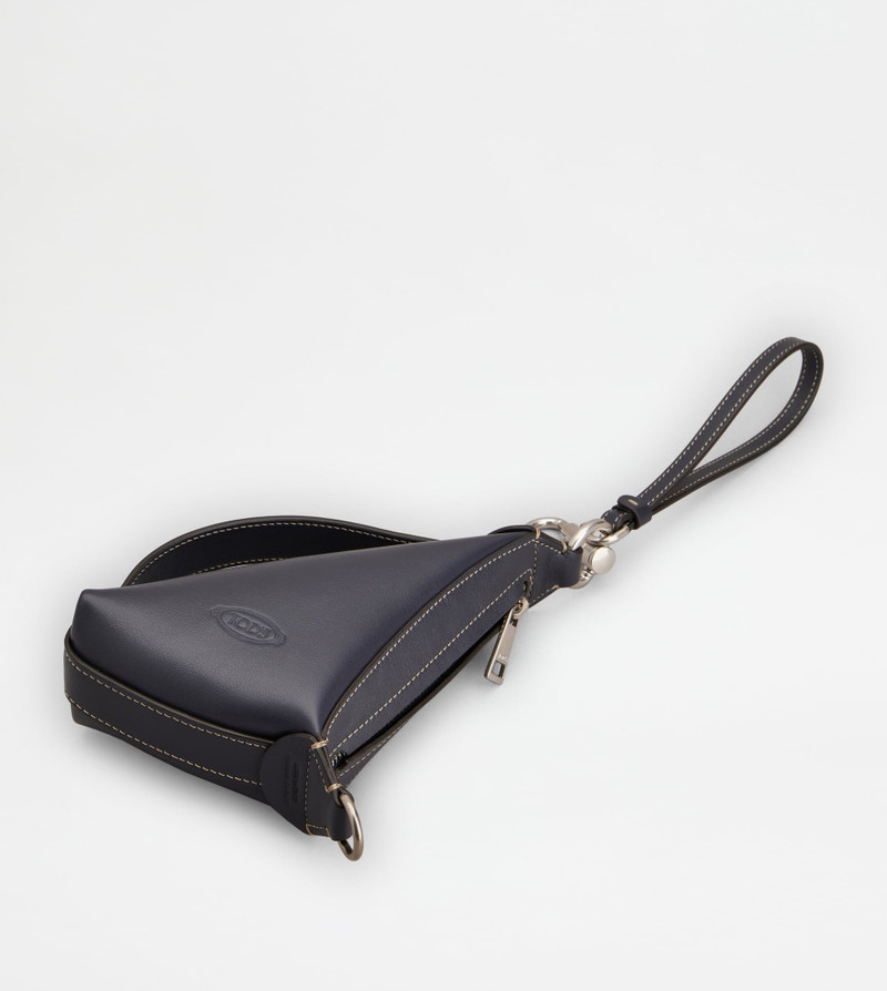 COIN PURSE IN LEATHER - BLUE 4