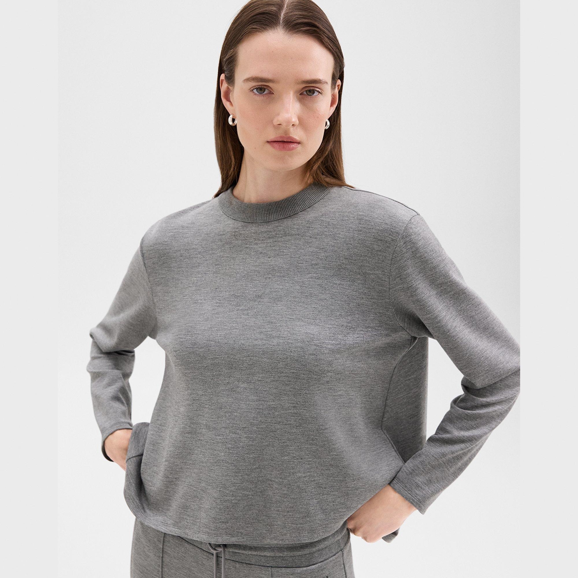 A-Line Sweatshirt in Double-Knit Jersey - 5