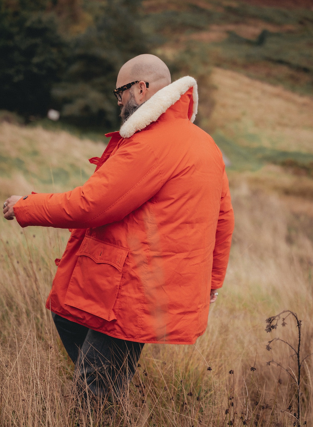 Finch Parka in Orange - 4