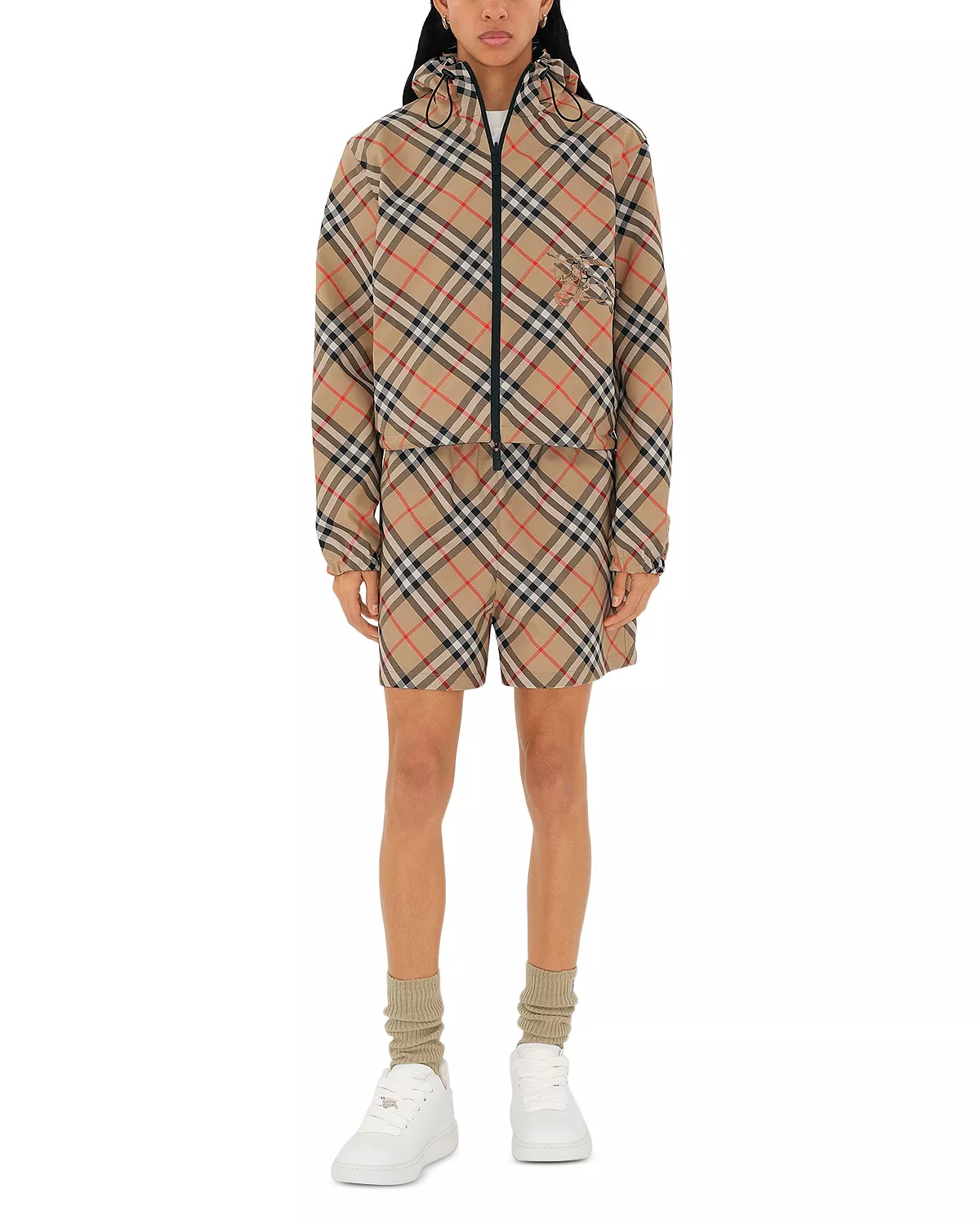 Hooded Cropped Reversible Jacket - 2
