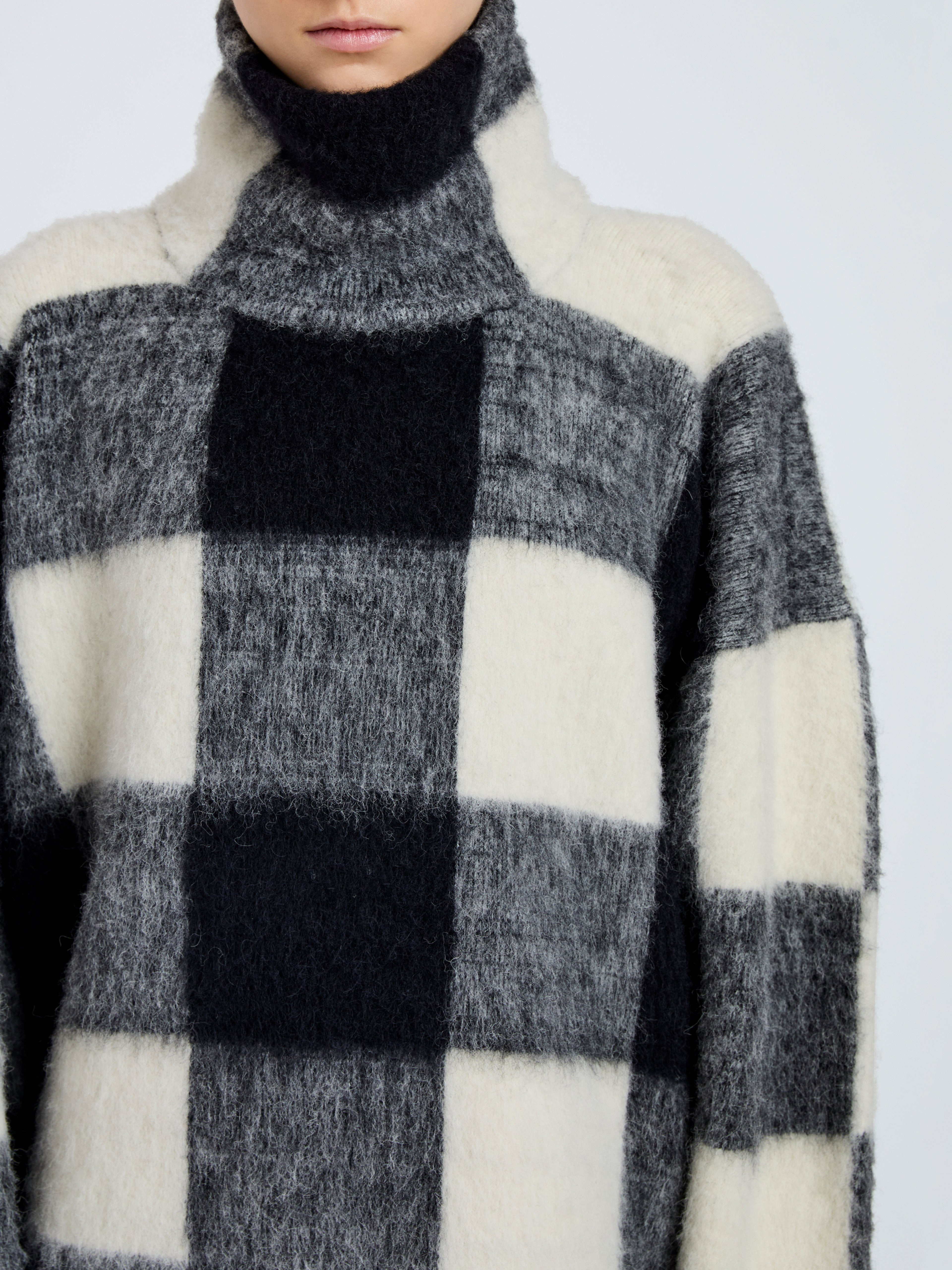 Kai Top in Brushed Glenplaid Knit - 6