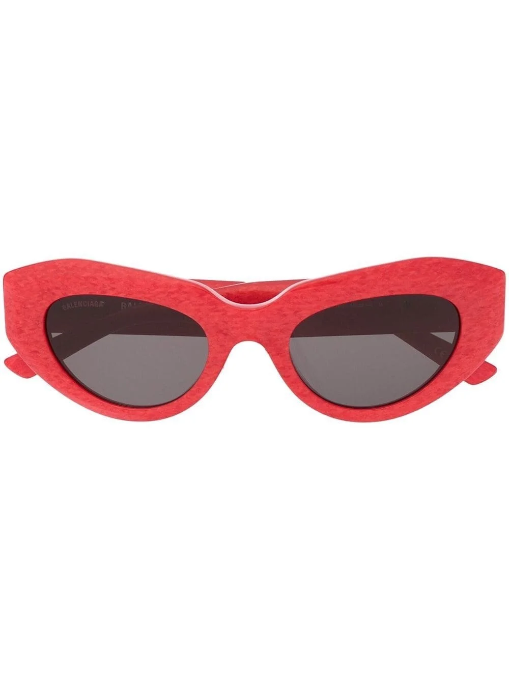 logo-plaque cat-eye sunglasses - 1