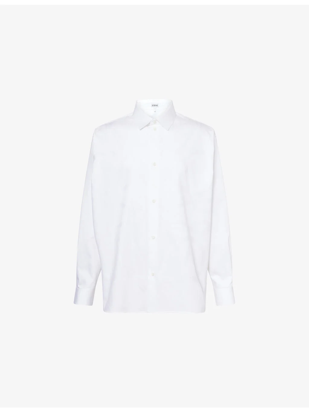 Anagram Long-Sleeve-Cotton Shirt - 1