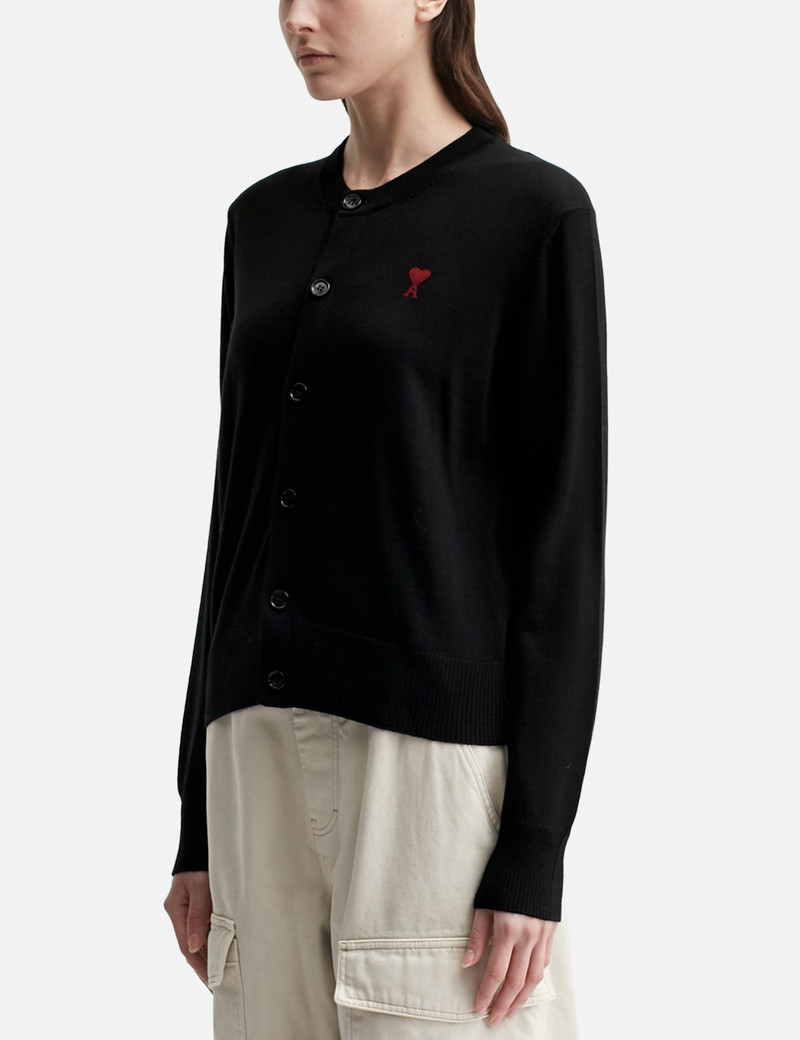 AMI Paris RED AMI DE COEUR CARDIGAN outlook