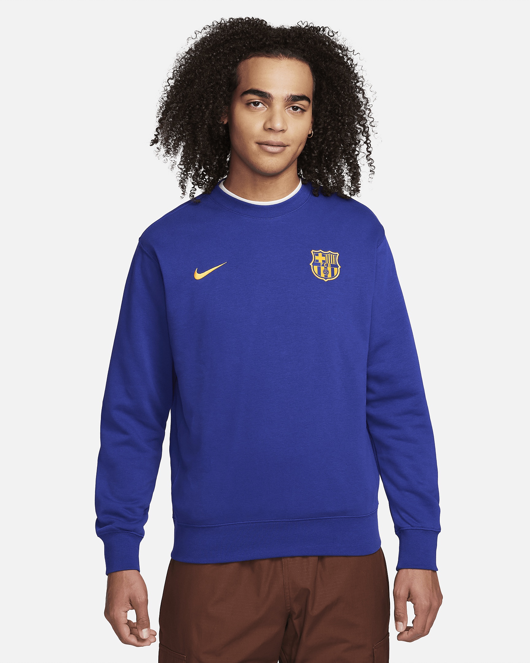 FC Barcelona Club Nike Men's Soccer Crew-Neck Sweatshirt - 1