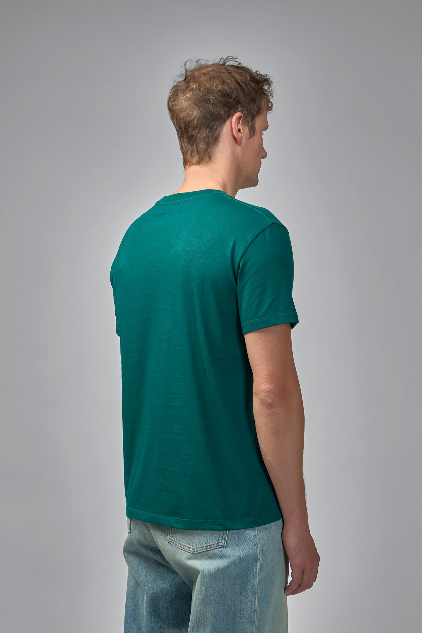 Cotton T-Shirt With VLogo Patch - 4