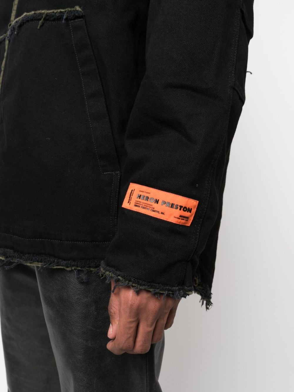 Rebuilt zip-up denim jacket - 5