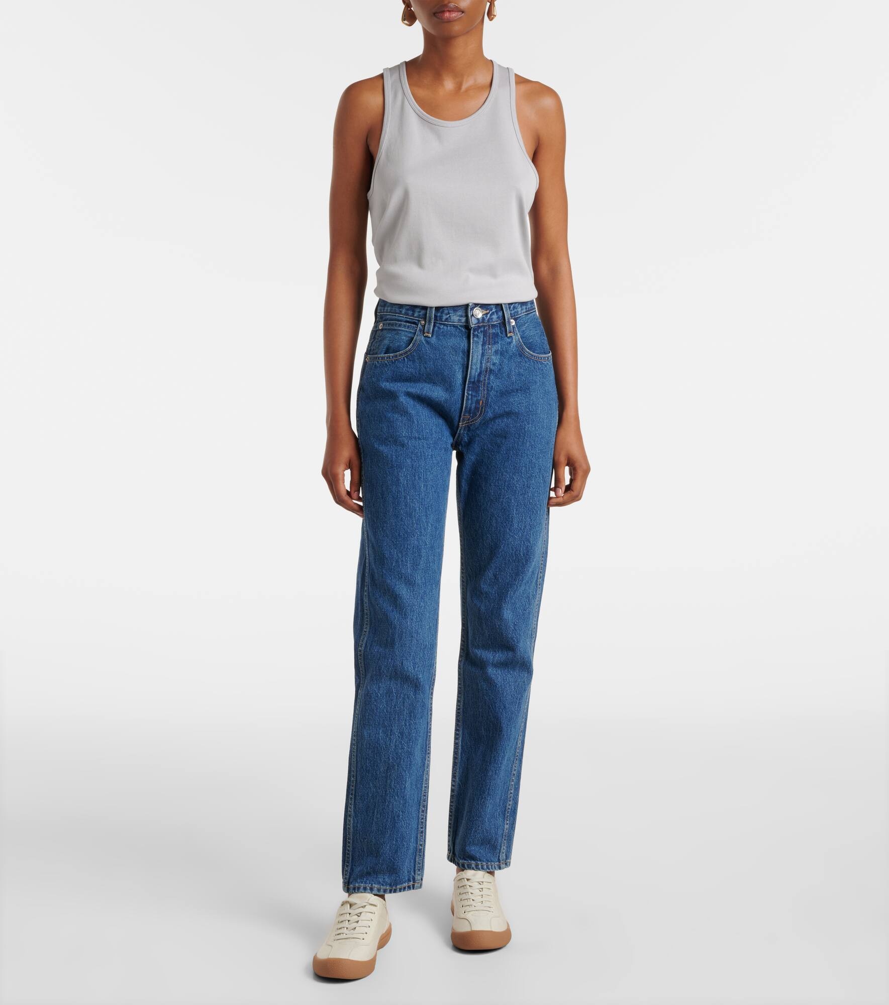 Virginia Slim high-rise straight jeans - 7