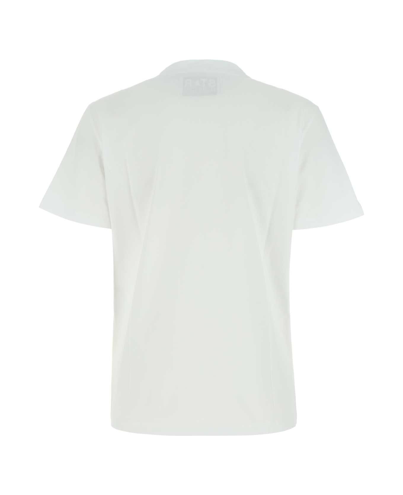 White Cotton T-shirt - 2