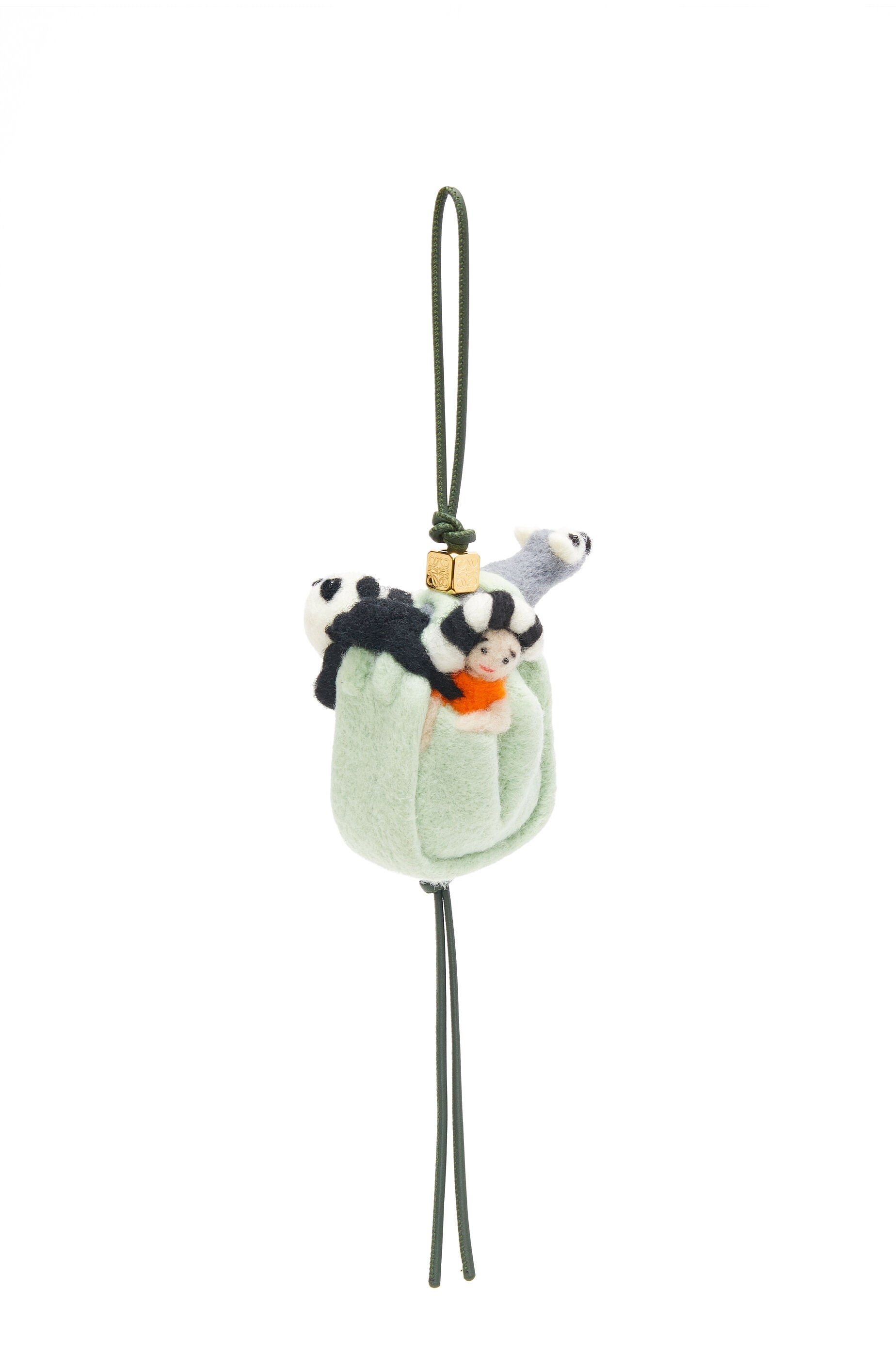Hammock charm in felt and calfskin - 1