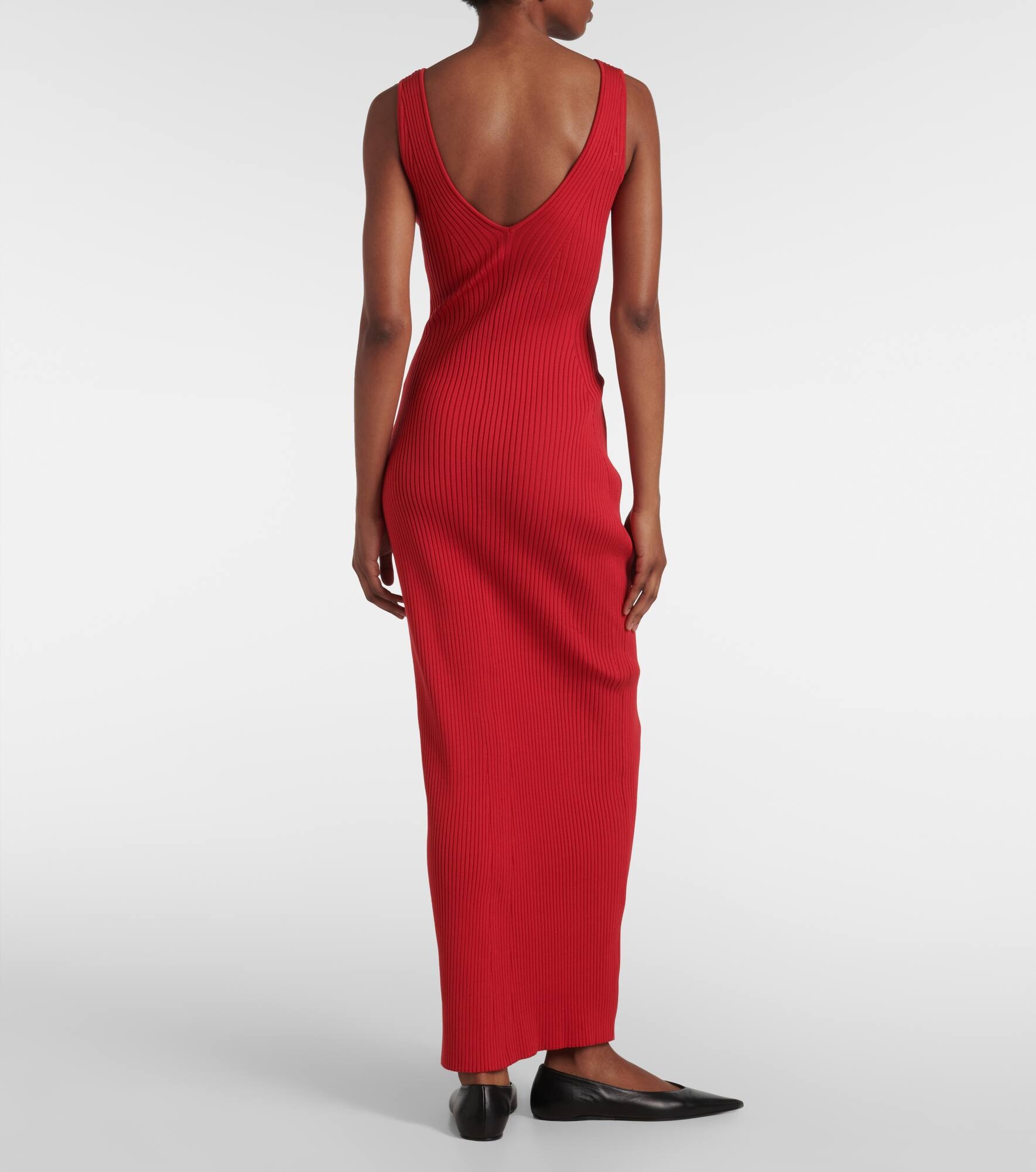 Davian silk-blend maxi dress - 3