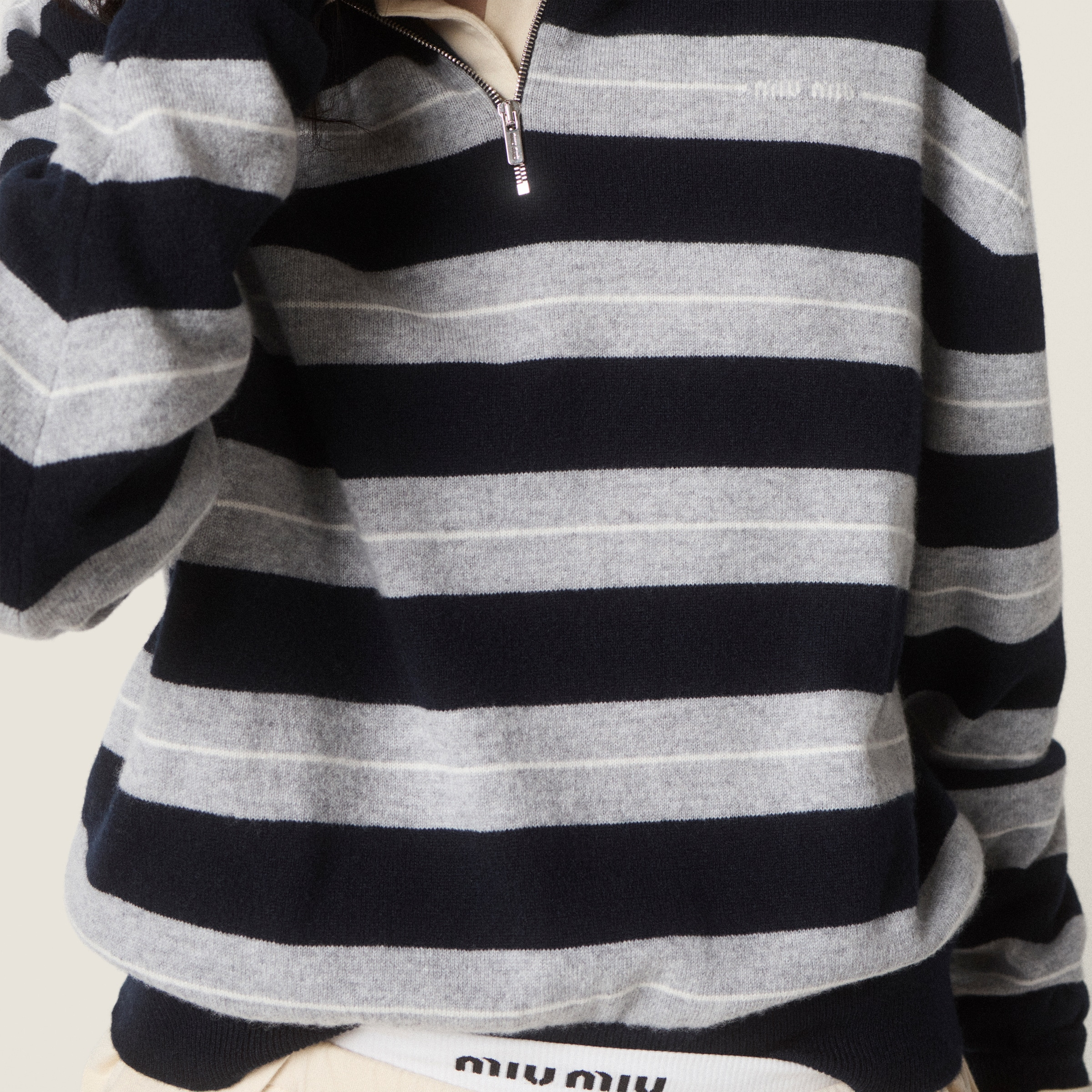 Cashmere polo shirt - 3
