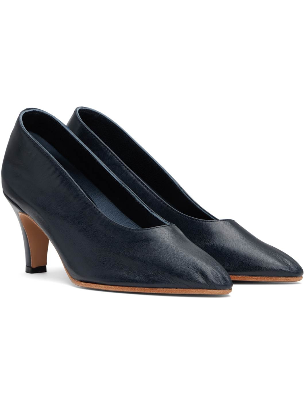 Navy Party Heels - 4