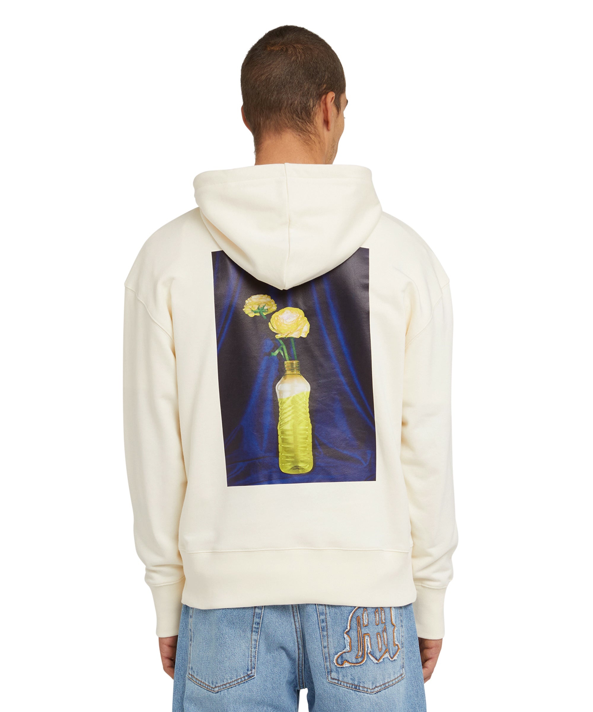 Organic cotton hooded sweatshirt from the MSGM Fantastic Green Capsule - 3