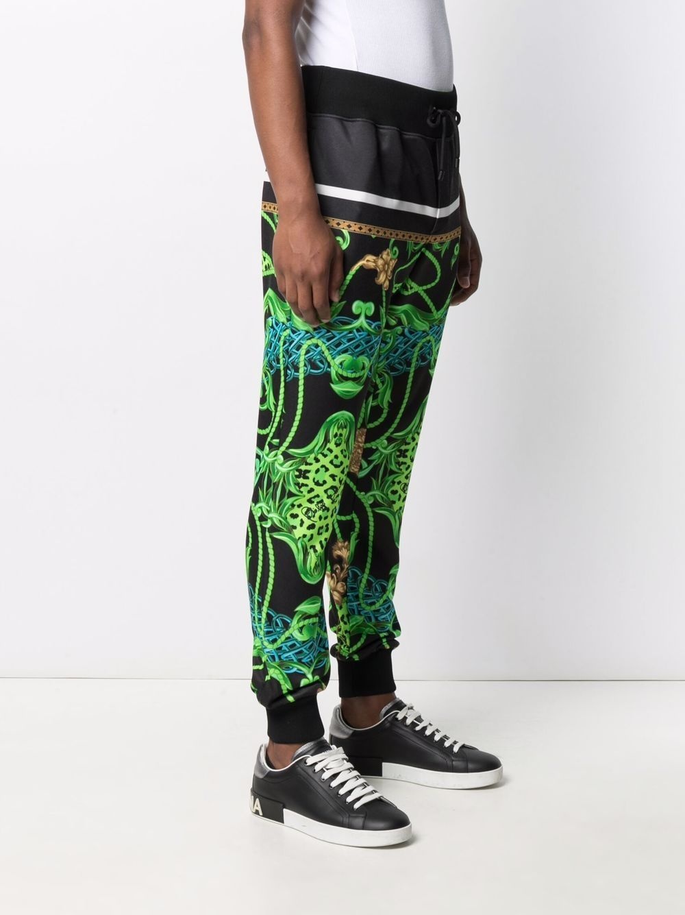 new-baroque print track pants - 3