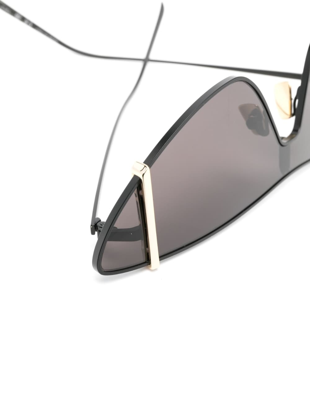 oversize-frame straight-arms sunglasses - 3