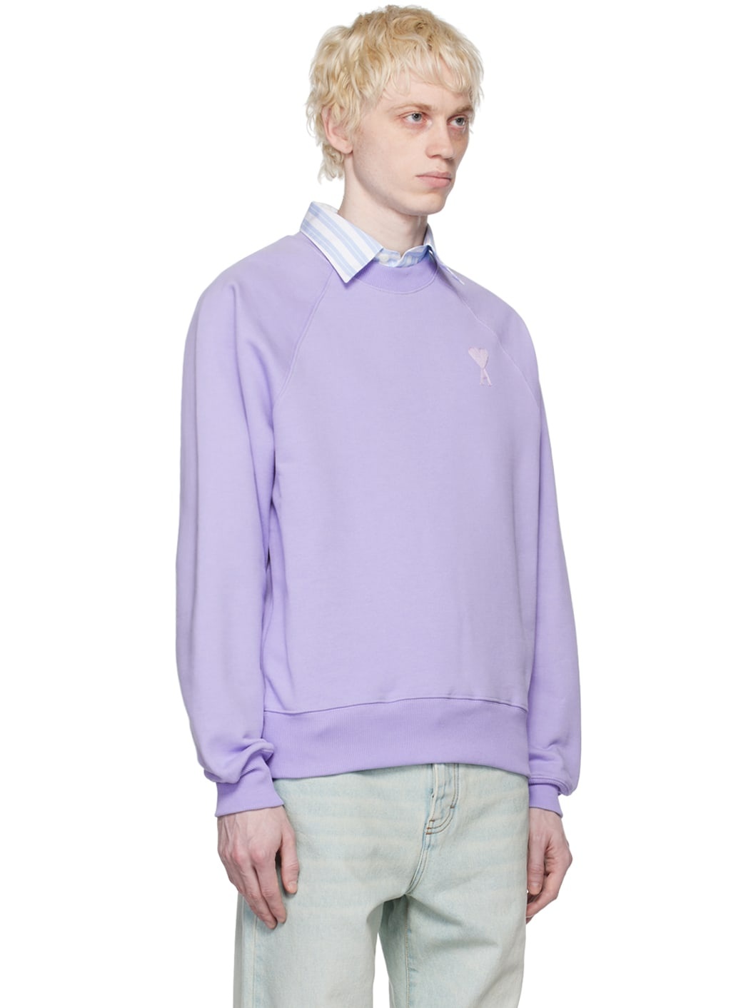 SSENSE Exclusive Purple Ami de Cœur Sweatshirt - 2