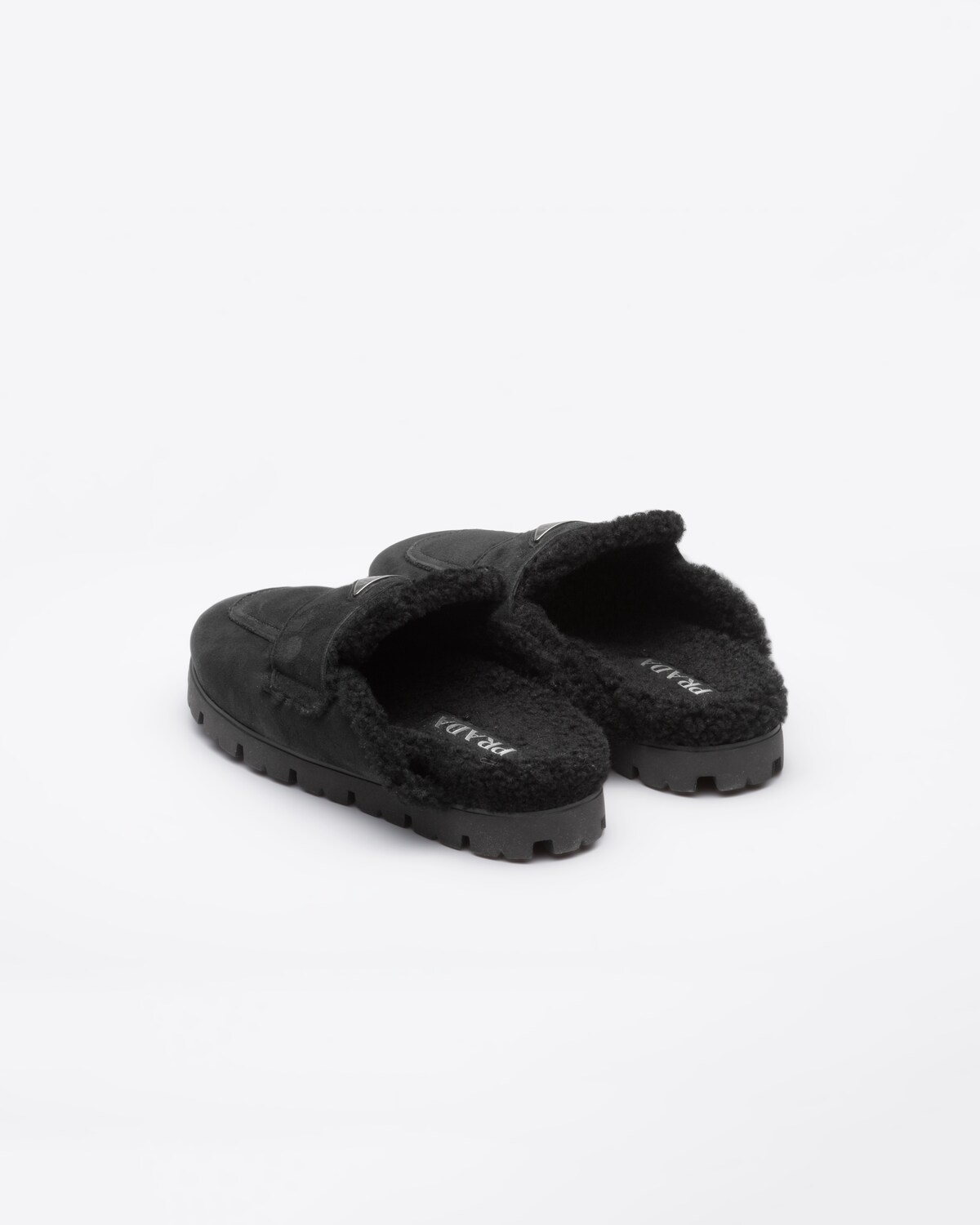 Shearling sabots - 3