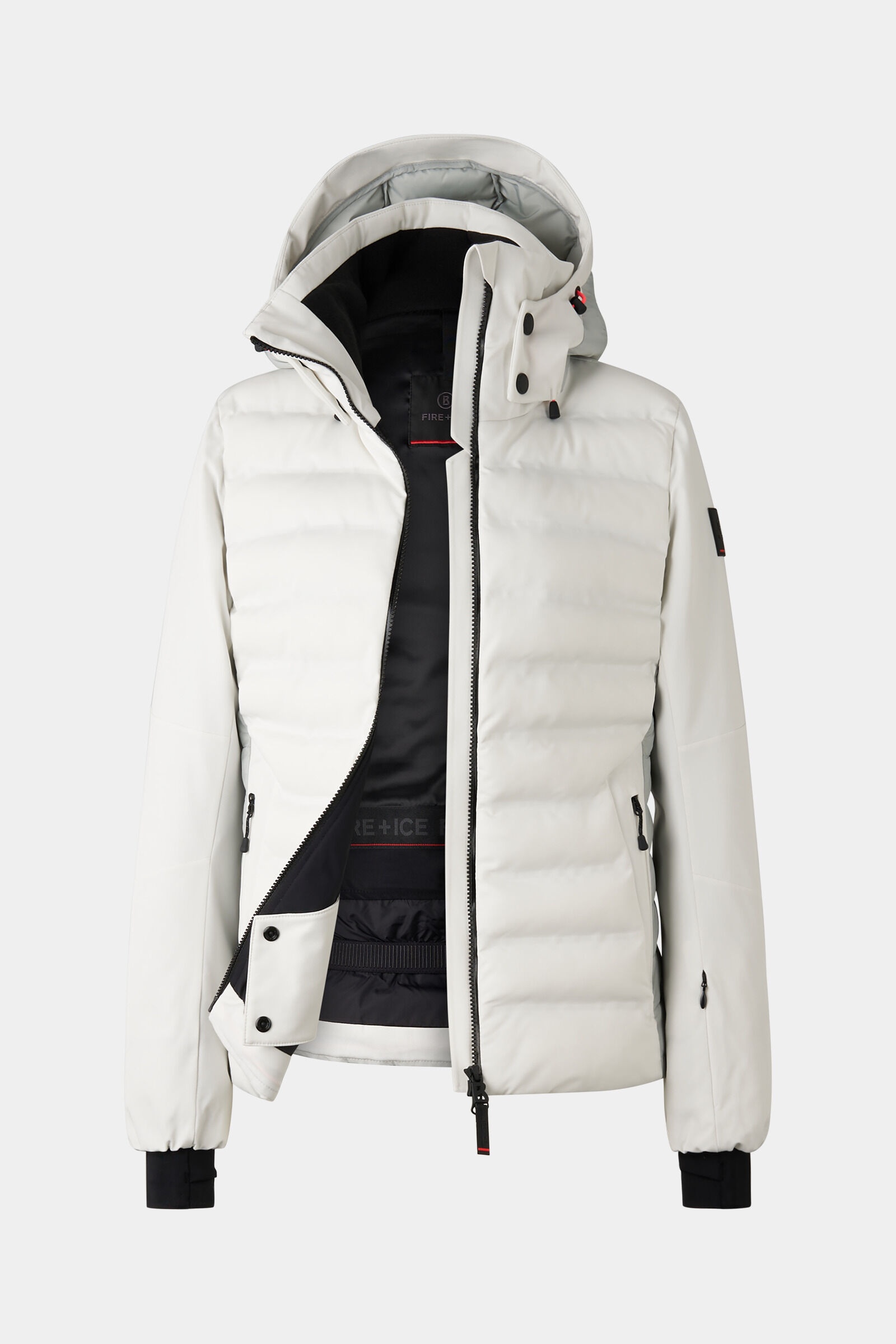 Janka ski jacket in Off-white/Light gray - 2