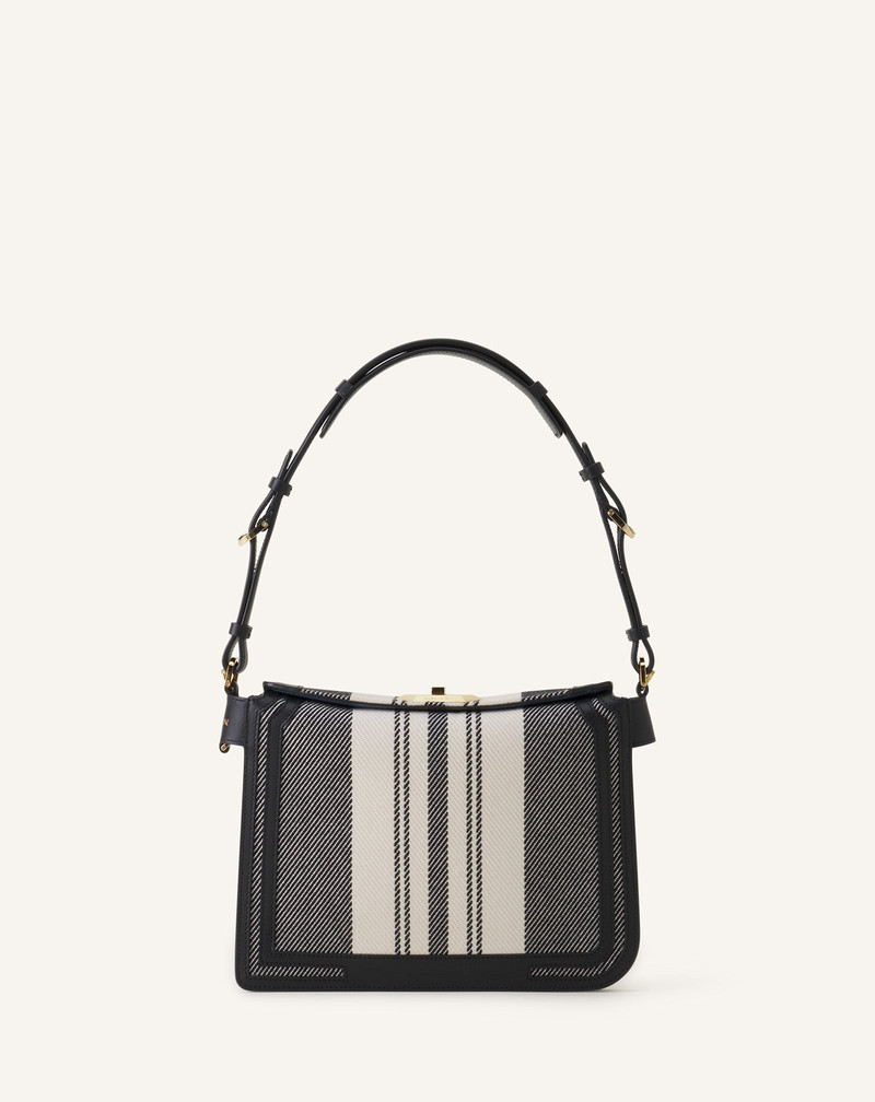 COMPAGNON 20 BAG IN STRIPED CANVAS 1