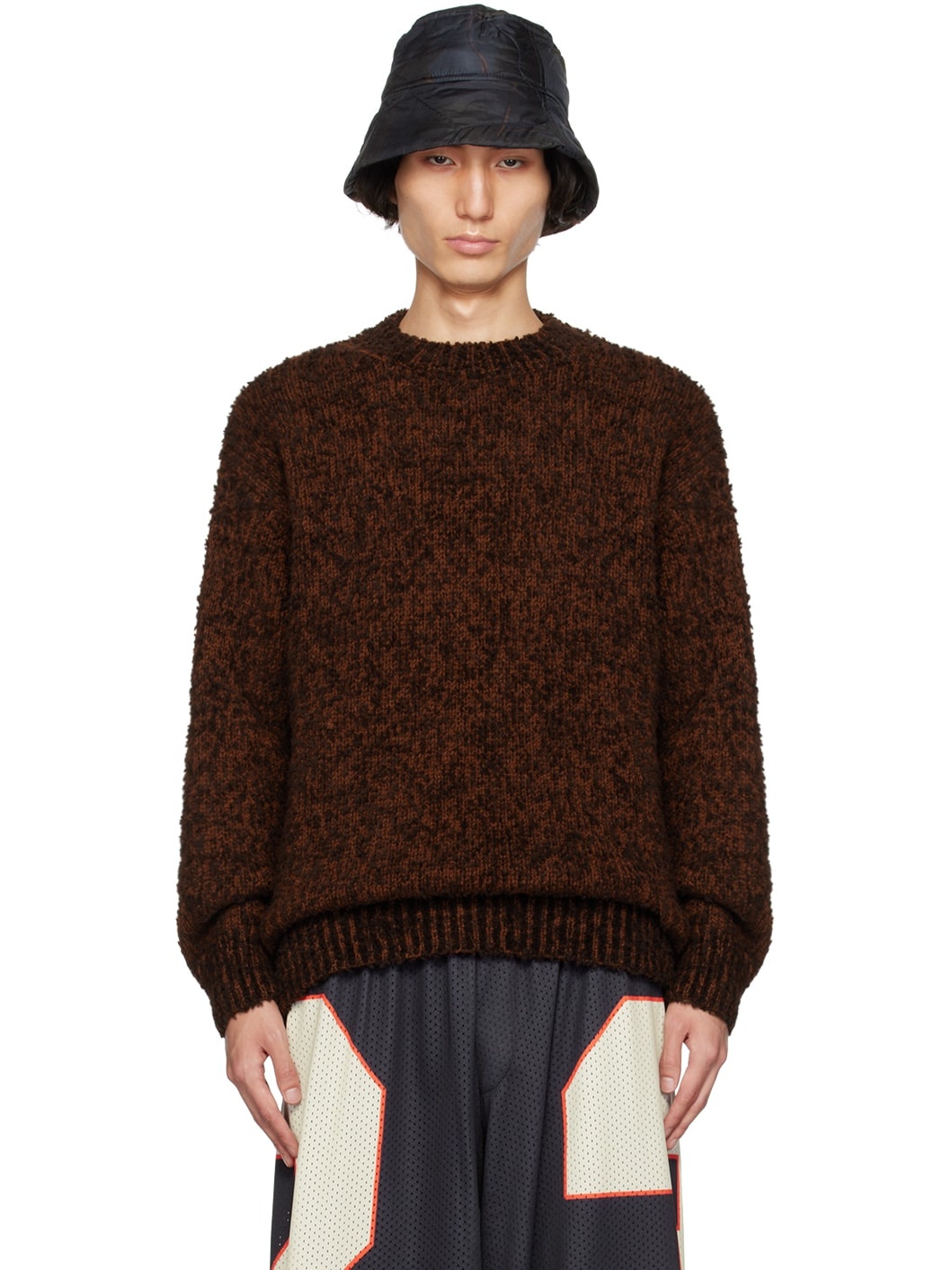 Brown Crewneck Sweater - 1